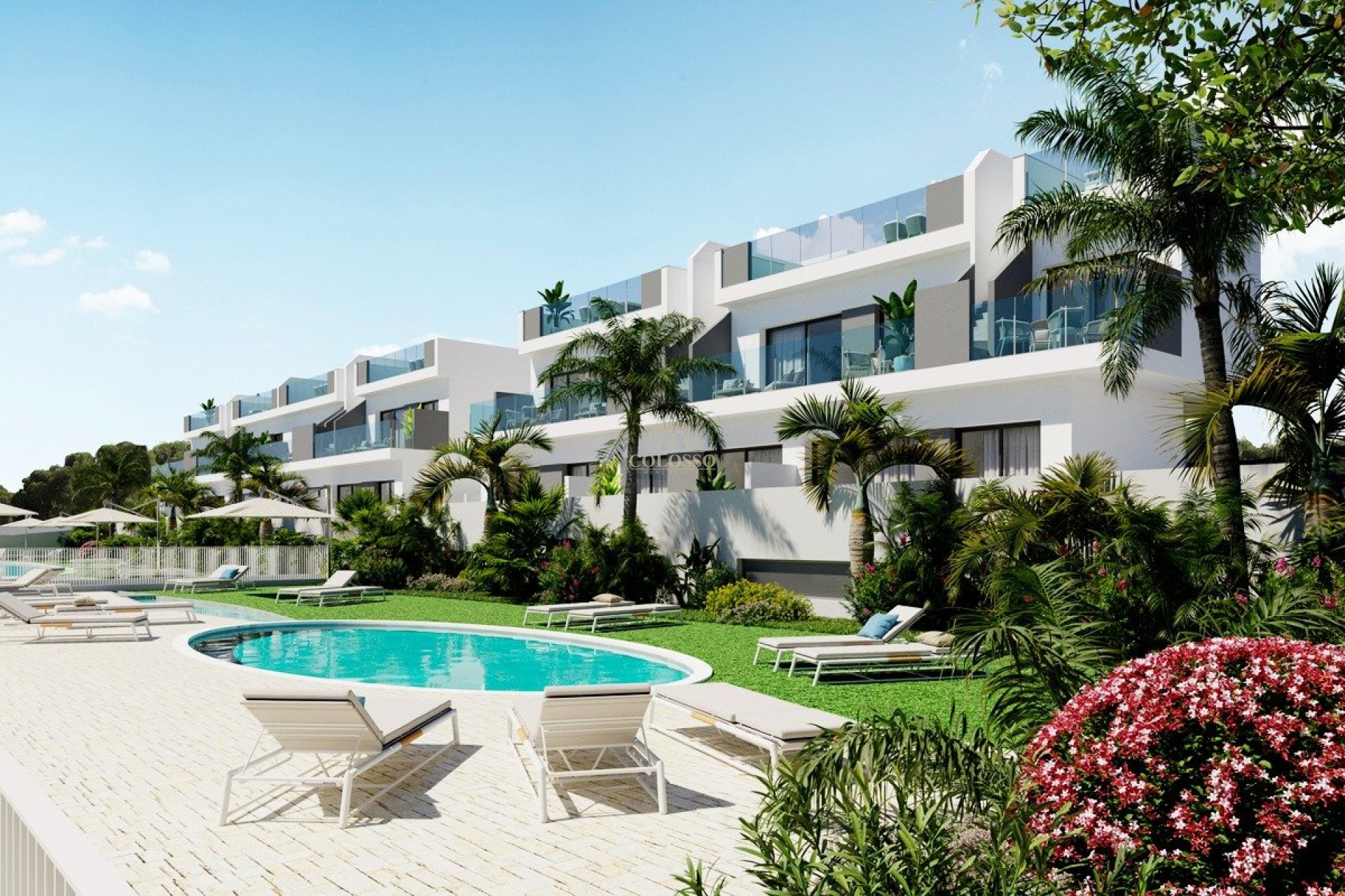 New Build - Bungalow Planta Alta -
Torrevieja - Lago jardin