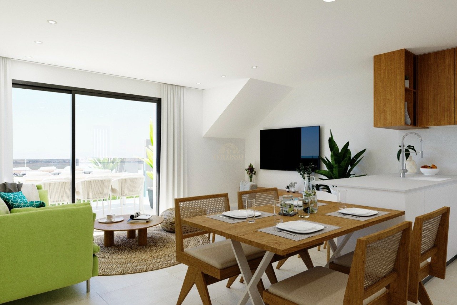 New Build - Bungalow Planta Alta -
Torrevieja - Lago jardin