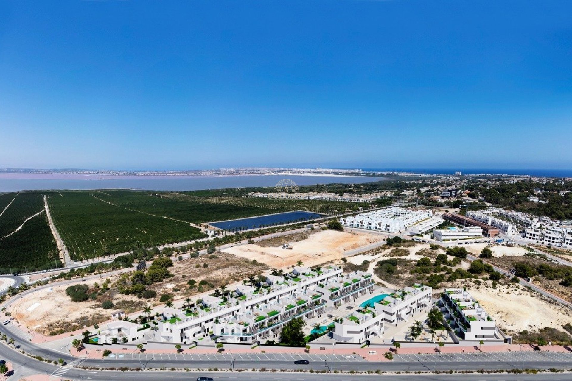 New Build - Bungalow Planta Alta -
Torrevieja - Lago jardin
