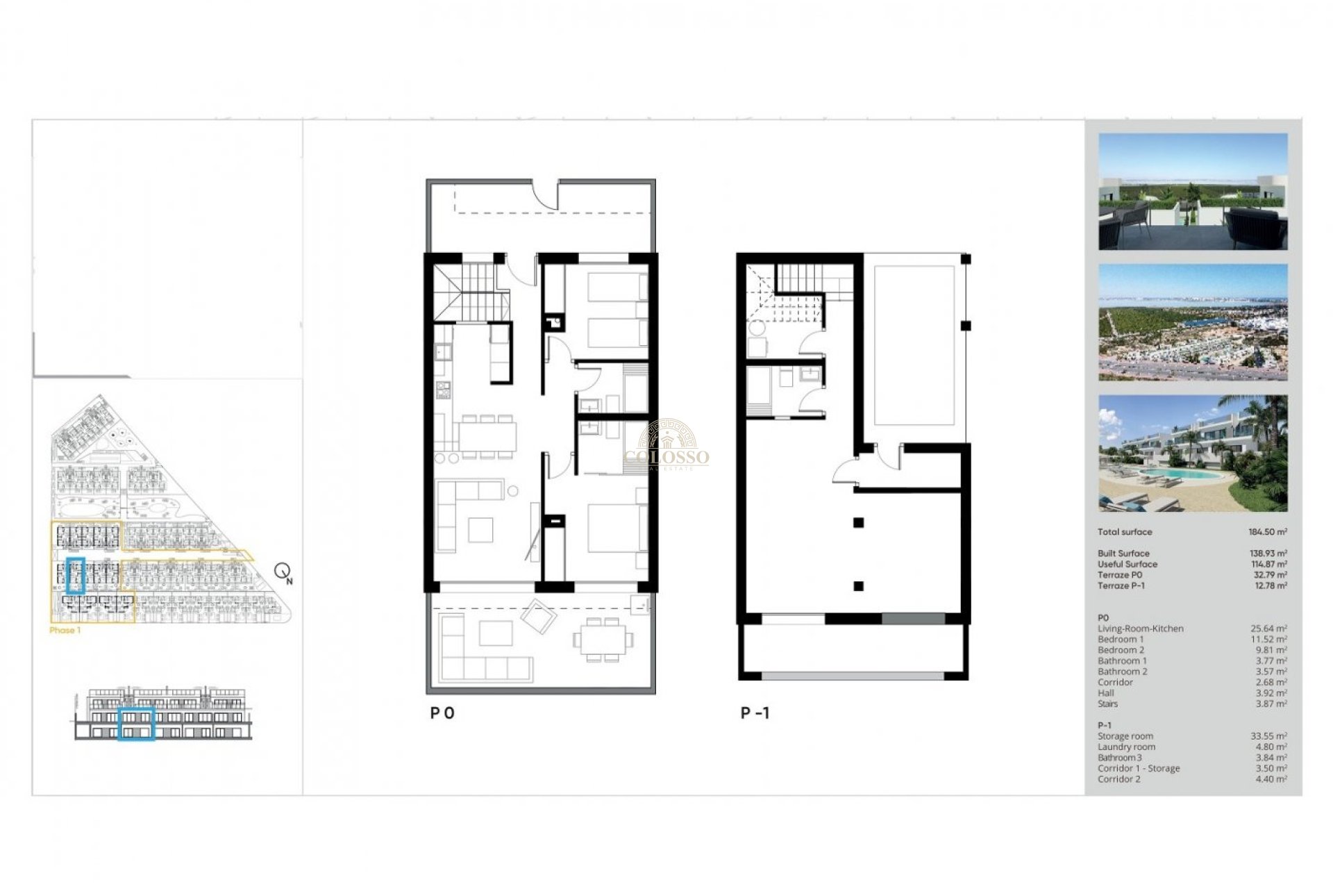 New Build - Bungalow Planta Alta -
Torrevieja - Lago jardin