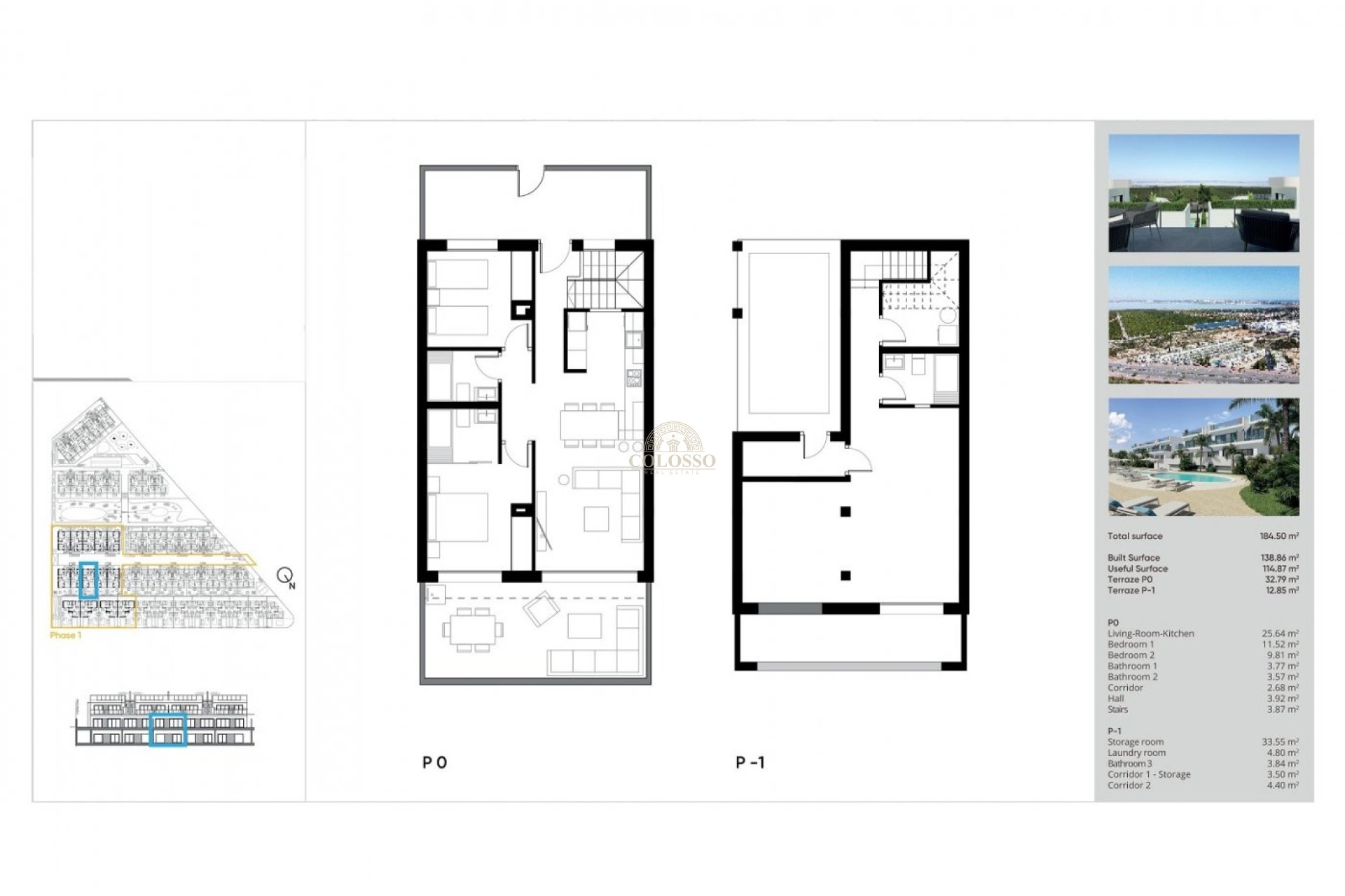 New Build - Bungalow Planta Alta -
Torrevieja - Lago jardin