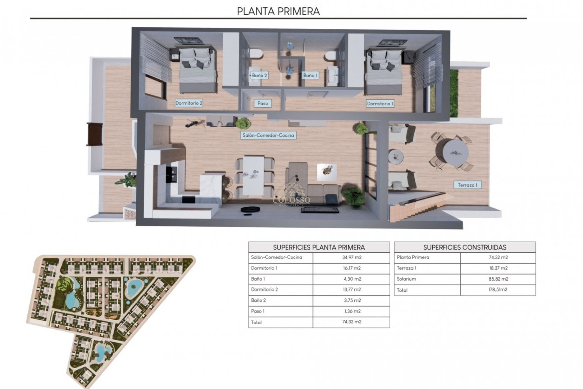 New Build - Bungalow Planta Alta -
Torrevieja - Los balcones
