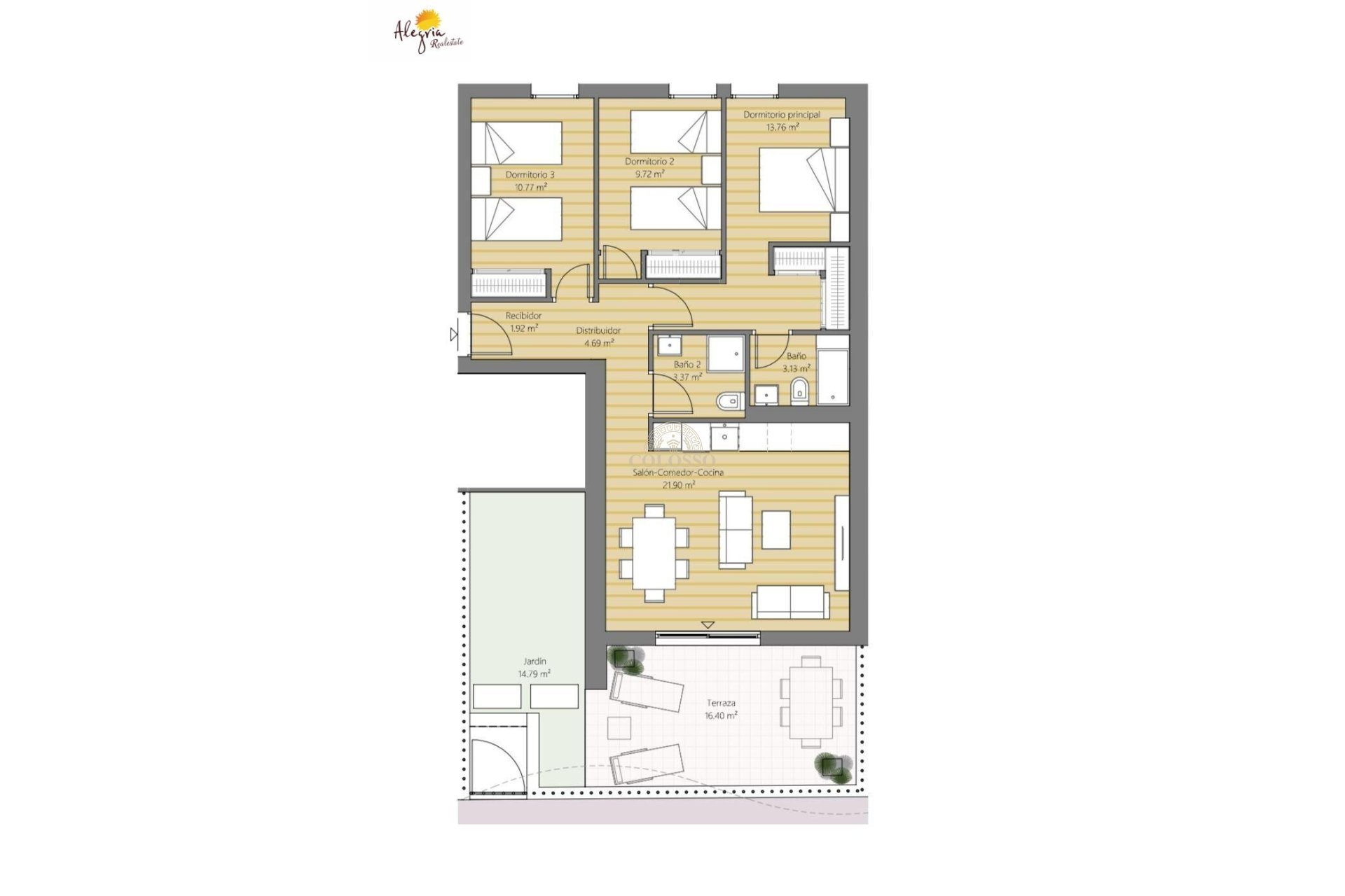 New Build - Piso -
El Puig de Santa Maria - Platja de Puig