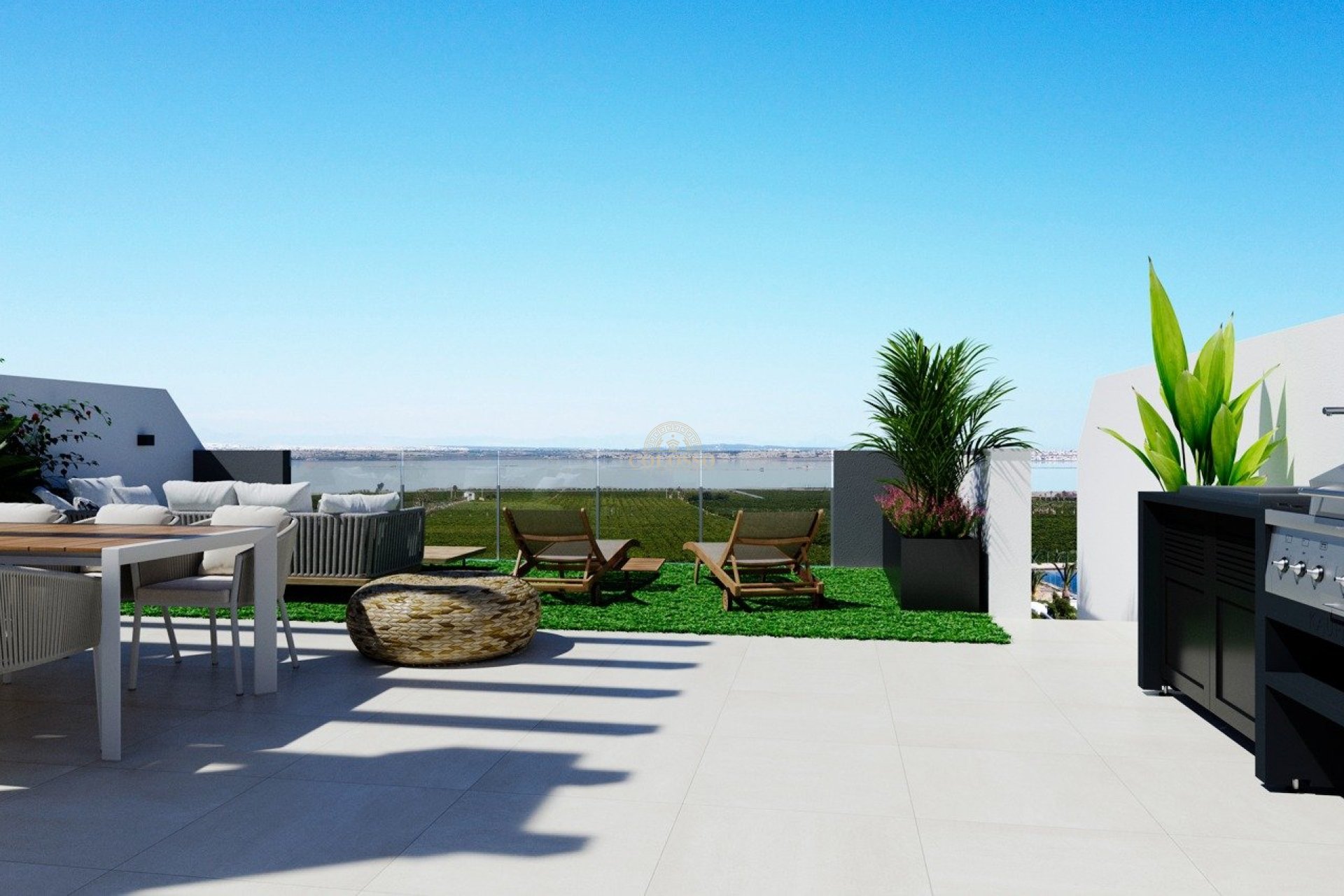 Obra nueva - Bungalow Planta Alta -
Torrevieja - Lago jardin