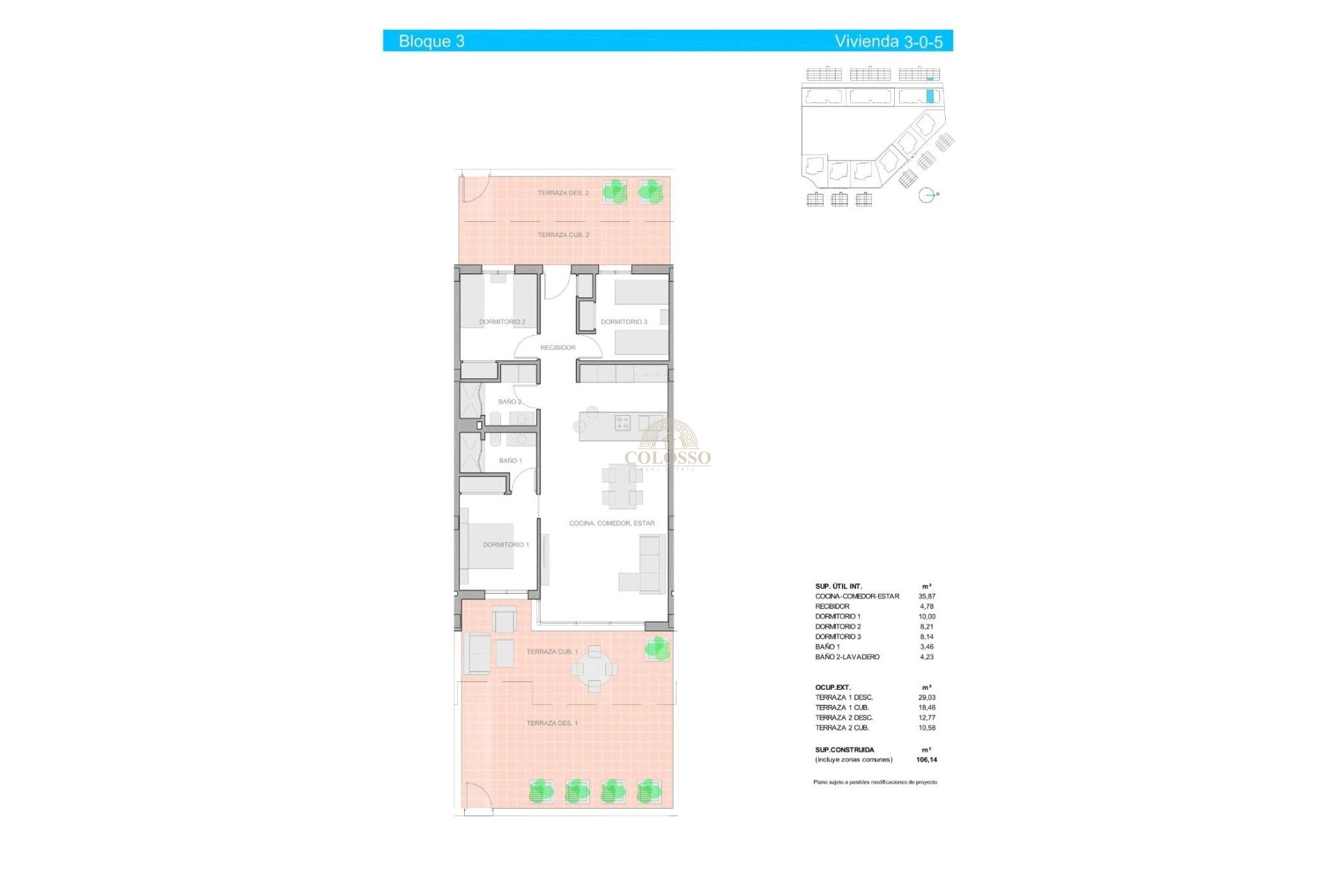 Obra nueva - Planta baja -
Guardamar del Segura - EL RASO
