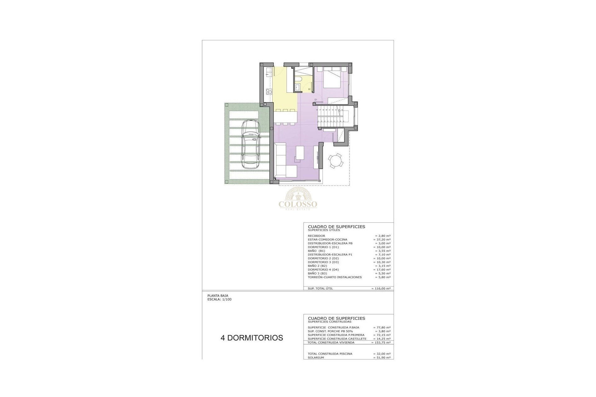 Obra nueva - Villa -
Cartagena - Playa honda