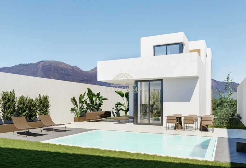 Obra nueva - Villa -
Polop - Alberca