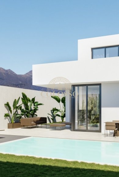 Obra nueva - Villa -
Polop - Alberca