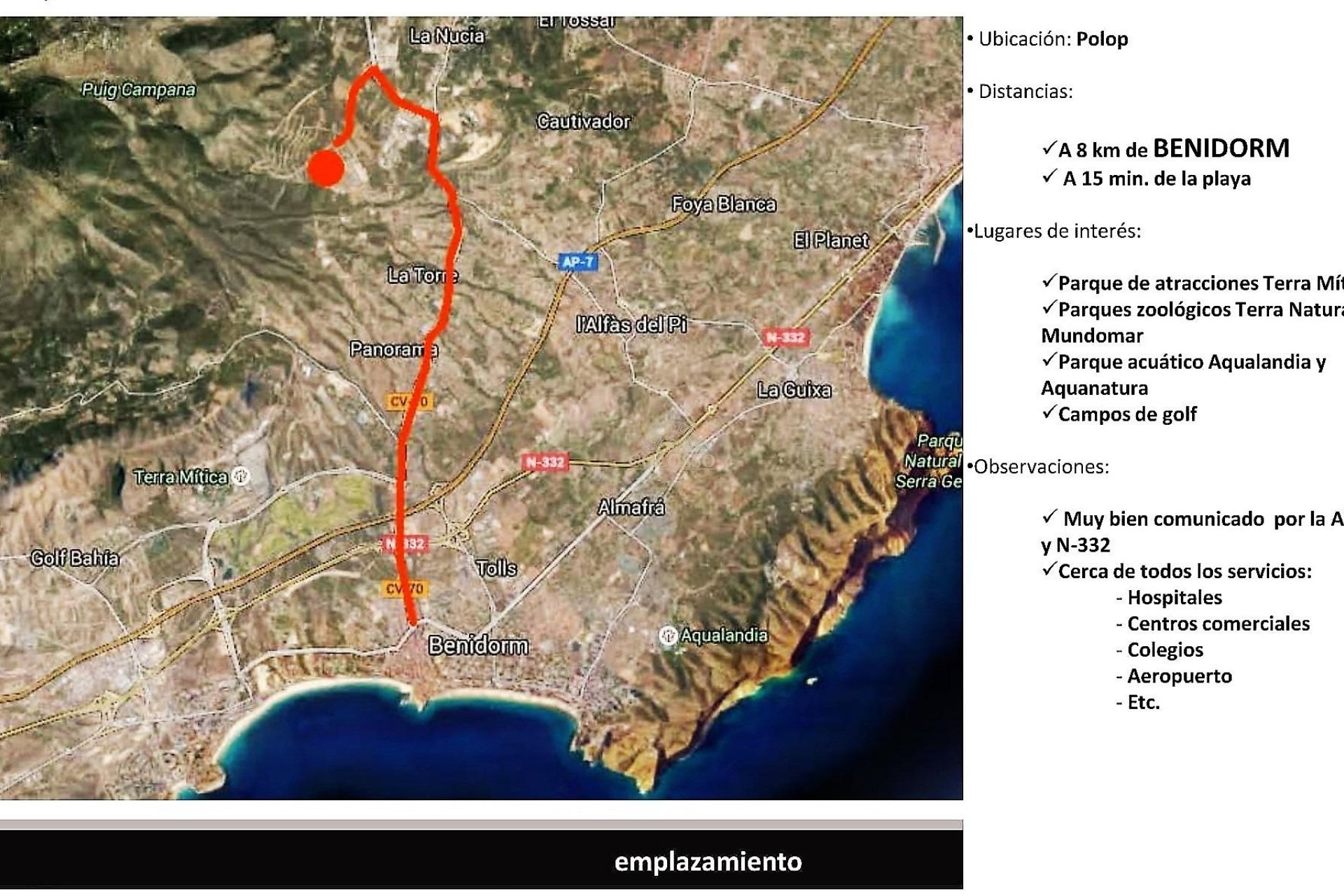 Resale - Villa -
Polop - Urbanizaciones