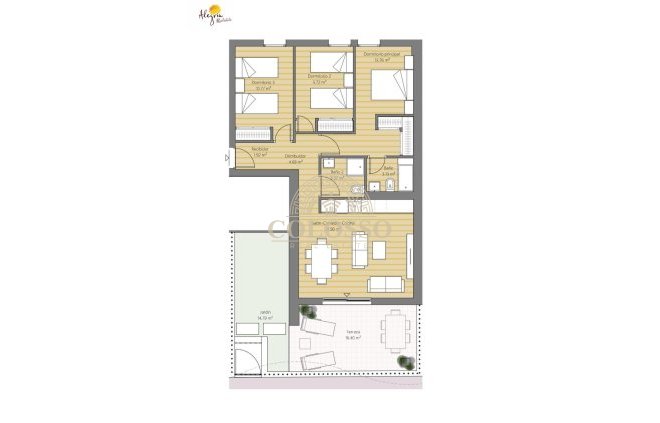 New Build - Piso -
El Puig de Santa Maria - Platja de Puig