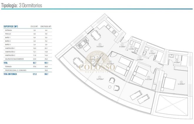 Resale - Apartamento -
Benidorm - Poniente