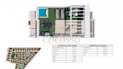 New Build - Bungalow Planta Alta -
Torrevieja - Los balcones