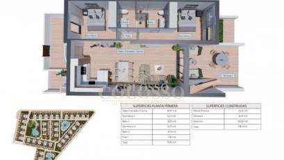 New Build - Bungalow Planta Alta -
Torrevieja - Los balcones